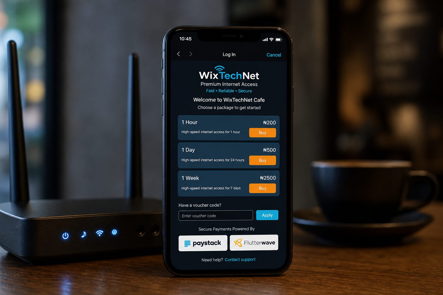 Buy on a phone that is not online yet